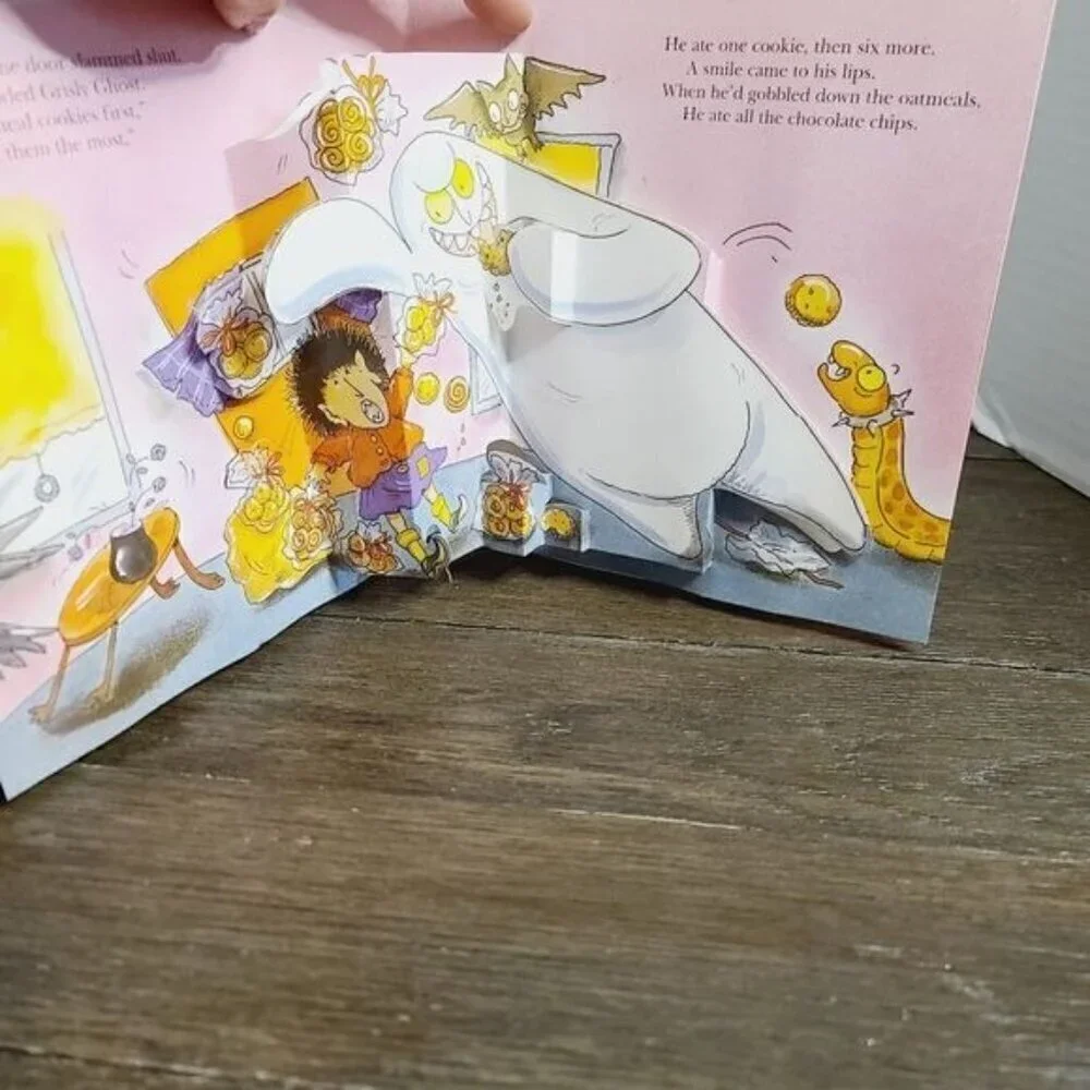 Vintage 1995 A Monster Pop-up Book Haggi's Cookies Halloween Theme